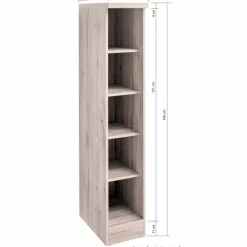 Midiregal »Tempa«, BxHxT: 30 x 166 x 60 cm, Holzwerkstoff