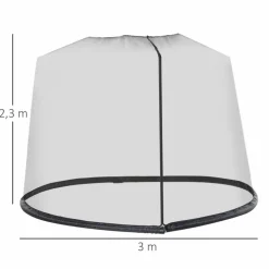 Moskitonetz, BxL: 300 x 300 cm