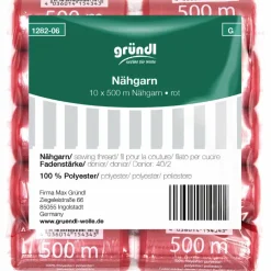 Nähgarn, rot, Polyester