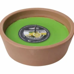 Outdoor-Kerze, Ø: 18,5 cm, apfelgrün, Duft: Zitronella
