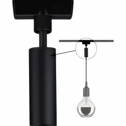 Pendel-Adapter »URail«, BxHxL: 2,3 x 12 x 2,3cm, schwarz