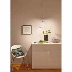 Pendelleuchte »URail«, BxHxL: 8,7 x 130 x 8,7cm, chromfarben
