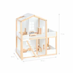 Puppenhaus »Ida«, BxHxT: 57 x 71 x 42 cm, für Kinder ab 3 Jahren
