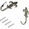 Raffhaken, Metall, braun