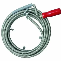 Reinigungsspirale, BxHxL: 3 x 5 x 500 cm, Stahl/PVC, silberfarben