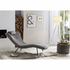 Relaxliege, Höhe: 82 cm, grau