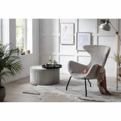 Relaxsessel, Höhe: 96 cm, grau/schwarz