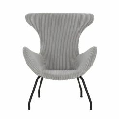 Relaxsessel, Höhe: 96 cm, grau/schwarz