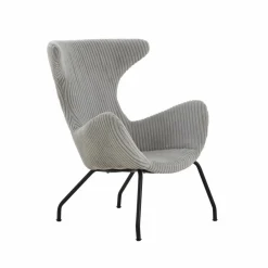 Relaxsessel, Höhe: 96 cm, grau/schwarz