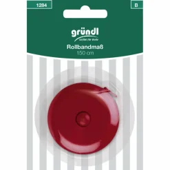 Rollbandmaß, rot, Polyvinylchlorid (PVC)