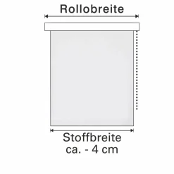 Rollo »EASYFIX«, mocca, Polyester