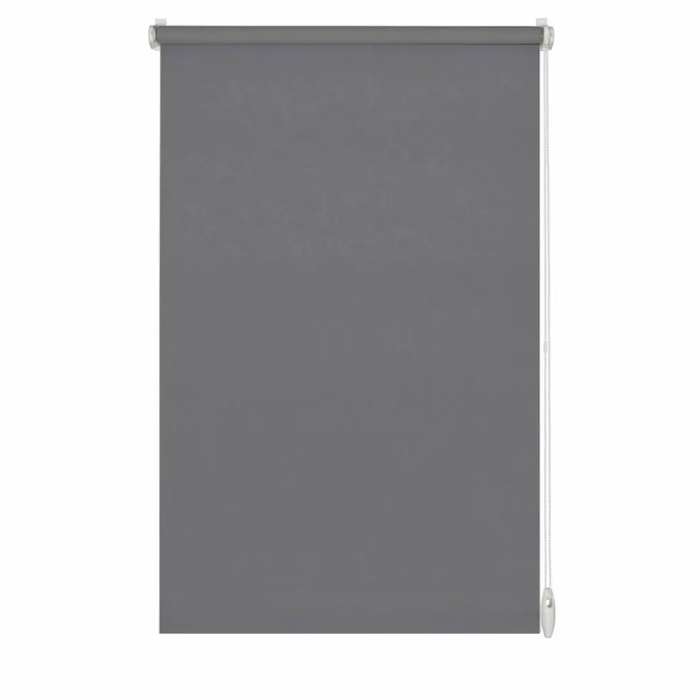 Rollo »EASYFIX«, steingrau, Polyester