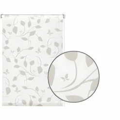 Rollo »EASYFIX«, weiß|natur, skandinavisch, Polyester