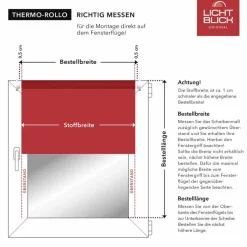 Rollo, Thermo, Klemmfix, 75x150 cm, anthrazit