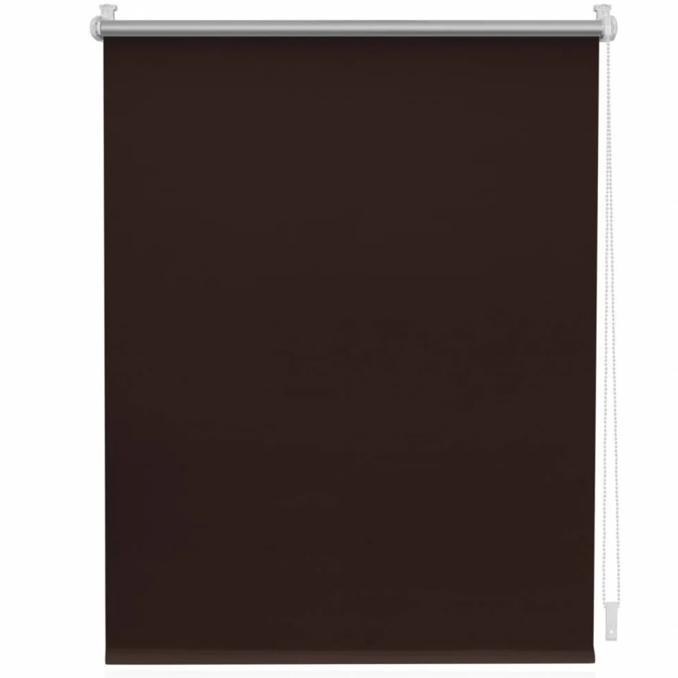 Rollo, Thermo, Klemmfix, 80x150 cm, braun