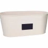 Schale, BxHxL: 16 x 14 x 32 cm, creme beige