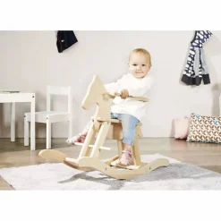 Schaukelpferd, BxHxL: 31 x 58 x 86 cm, für Kinder ab 9 Monaten bis 3 Jahren