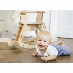 Schaukelpferd, BxHxL: 31 x 58 x 86 cm, für Kinder ab 9 Monaten bis 3 Jahren