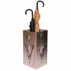 Schirmständer, BxHxL: 23 x 47 x 23 cm, Edelstahl