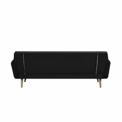 Schlafsofa, Breite: 212 cm, schwarz
