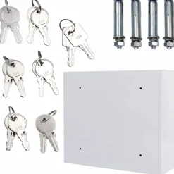 Schlüsselschrank »Key System«, weiß, Stahl, (B x H:) 53,5 x 46,5 cm