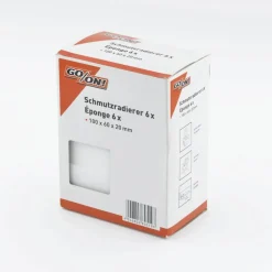 Schmutzradierer, BxHxL: 6 x 2 x 10 cm, weiß