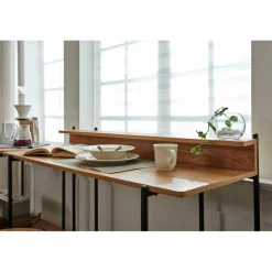 Schreibtisch, BxLxH: 120 x 46 x 85,5 cm, MDF/Metall