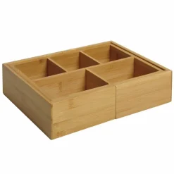 Schubladenorganizer, BxHxL: 17,6 x 7 x 24,6 cm, Bambus