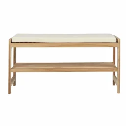 Schuhbank »Acina«, BxHxL: 90 x 45 x 34 cm, braun