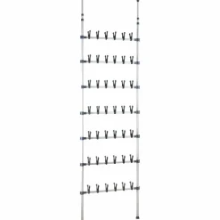 Schuhregal, Breite: 68,5 cm, pulverbeschichtetes Metall