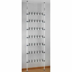 Schuhregal, Breite: 68,5 cm, pulverbeschichtetes Metall