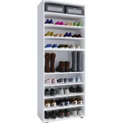 Schuhregal »Lona«, BxHxL: 37 x 183 x 70 cm, Holzwerkstoff