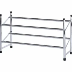 Schuhregal, Silber