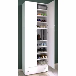 Schuhschrank »Lona«, BxHxL: 39 x 200 x 70 cm, Holzwerkstoff