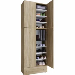 Schuhschrank »Lona«, BxHxL: 39 x 200 x 70 cm, Holzwerkstoff