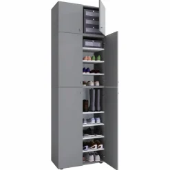 Schuhschrank »Lona«, BxHxL: 39 x 223 x 70 cm, Holzwerkstoff