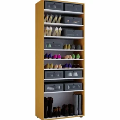 Schuhschrank »Vandol I«, BxHxL: 37 x 180 x 71 cm, Holzwerkstoff