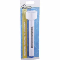 Schwimmbadthermometer, Kunststoff, weiß