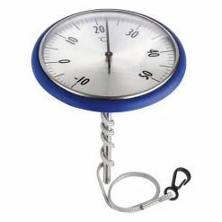 Schwimmthermometer, Kunststoff, blau