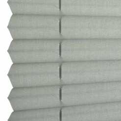 Seitenzug-Rollo, weiß, Streifen, Thermo, Polyester