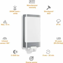 Sensor-Außenleuchte »L 240 LED«, 9,3 W, inkl. Bewegungsmelder