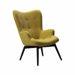 Sessel, Höhe: 92 cm, gelb/schwarz
