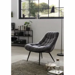 Sessel, Höhe: 85,6 cm, grau