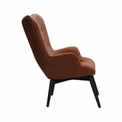 Sessel, Höhe: 92 cm, kupferfarben/schwarz