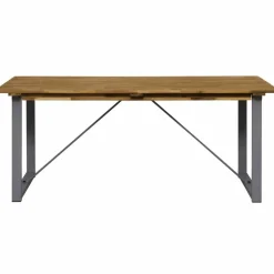 Sitzgruppe, 1 Tisch + 1 Sitzbank, Akazie, natur/grau