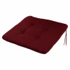 Sitzkissen »Sitzkissen«, Sitzkissen, rot, Uni, BxL: 45 x 45 cm