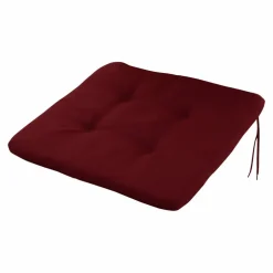 Sitzkissen »Sitzkissen«, Sitzkissen, rot, Uni, BxL: 45 x 45 cm