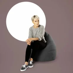 Sitzsack »Beanbag Alfa XL«, anthrazit, BxH: 70 x 110 cm