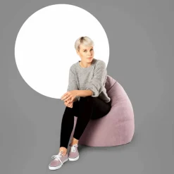 Sitzsack »Beanbag Alfa XL«, rosa, BxH: 70 x 110 cm