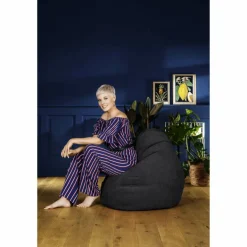 Sitzsack »Beanbag Alfa XL«, schwarz, BxH: 70 x 110 cm